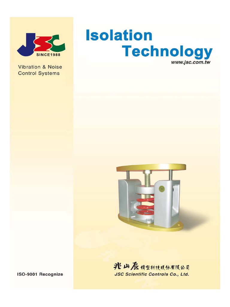 Vibration Isolator Selection Guide | PDF | Resonance | Frequency