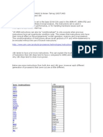 ARM and x86 Instruction Sets