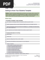 CalTPA C1 S1 a GettingToKnowYourStudents