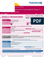 Gemma Dalbora - Form A - Professional Experience Assessment Report Diversity 2018