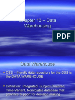 Chapter 13 - Data Warehousing