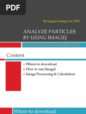 Grain Size Analysis Imagej