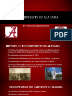 The University of Alabama Powerpoint