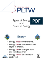 Types and Forms of Energy