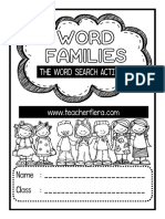 Word Search Word Families PDF