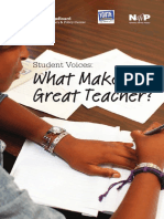 What Makes A Great Teacher!