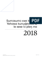 2018 Sumɔsumɔ Xwe Kɔnŋta Yehowa Kunuɖetɔwo Tɔ Le Xexe Lɔ Pleŋ Mɛ