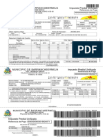 Municipio de Barrancabermeja Impuesto Predial Unificado: NIT: 00890201900-6 Referencia de Pago 00000000002019024071