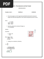 ES 31 - Thermodynamics and Heat Transfer