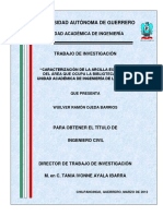 Trabajo de Investigacion Caracterizacion de La Arcilla Expansiva PDF