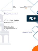 FUNCIONES SPLINE