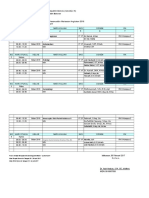 Jadwal Kuliah 2, 4