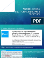 Artikel Cross Sectional Dengan 2 Proporsi