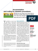 ICD-10-CM Documentation and Coding For Obstetric Procedures: Adviser