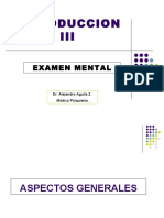 Introduccion III: Examen Mental