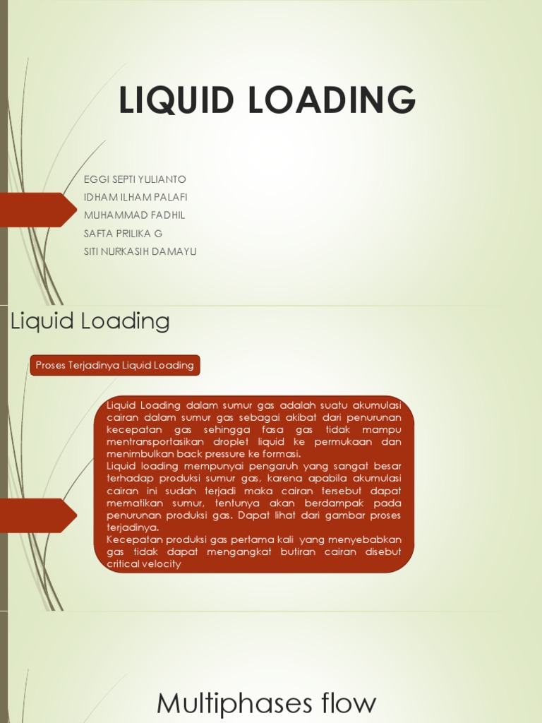 Proses dan Dampak Liquid Loading | PDF | Teknologi & Rekayasa