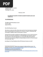 Chairwoman McDaniel Letter to State Bar of Texas
