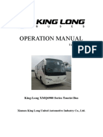 King-Long XMQ6900 Series Tourist Bus Operation Manual