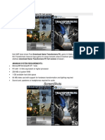 Game Transformers PC Full Version
