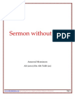 Sermon without Dot