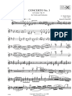 (PARTITURAS) Saint-Saens - Violin Concerto No3 in b Op.61