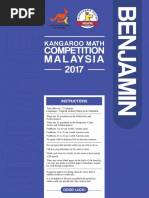 Kmc Question Year 2017 Benjamin 2017 Pdf