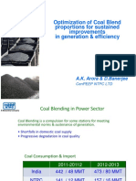 Paper 2 Optimization of Coal Blend Proportions For Sustained Improvements in Generation & Efficiency PDF
