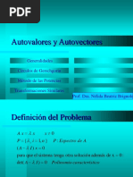 Autovalores y Autovectores | PDF Valores propios vectores propios | Teoría de la matriz