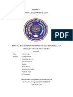 Proposal Penyuluhan Penyakit Difteri Kelompok 1 Tingkat 2b