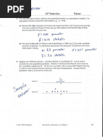 AP Statistics Chapter 7 Test | PDF
