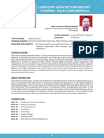 Landscape Architecture and Site Planning - Basic Fundamentals