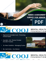 Needs Assessment Survey For Senior Citizens in Goa: Group 8