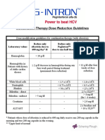 Dose Modification Guidelines