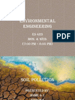 Environmental Engineering: ES 423 Mon. & Wed. (7:00 PM - 8:00 PM)