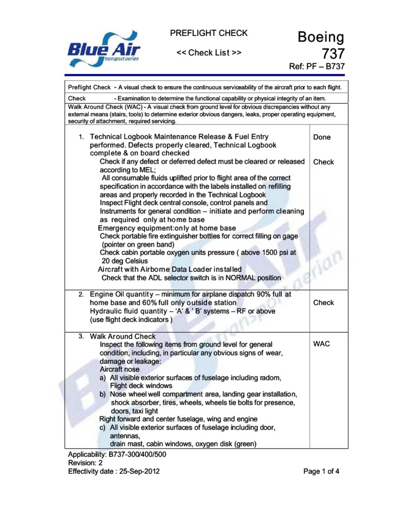 01 Preflight Checkpdf | PDF | Landing Gear | Flap (Aeronautics)
