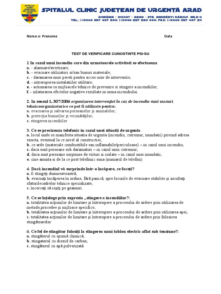 Test PSI | PDF