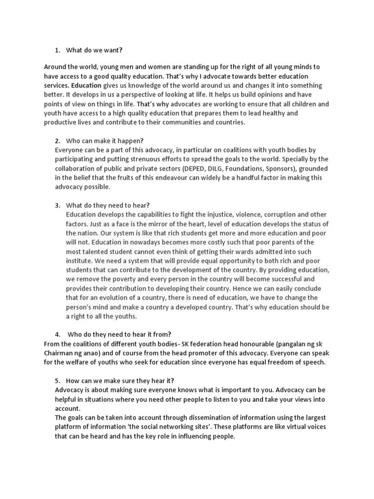 Summary Education Gives Us Knowledge
