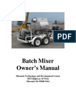 Batch Mixer Manual