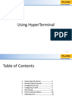 Using HyperTerminal to Communicate with Devices