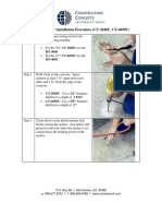 Sanko Anchor Installation Instructions