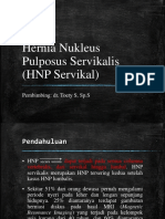 Hernia Nukleus Pulposus Servikalis (HNP Servikal)