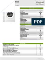 Fisa de Produs Masina Spalat Whirlpool