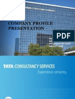 Company Profile Presentation: Presented By: Shubhi Gangwar Shahwaj Husain Mba 1 SEM