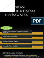 Komunikasi Terapeutik Keperawatan Pertemuan III