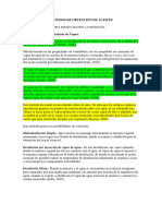 Métodos de Extracción de Aceites Esenciales