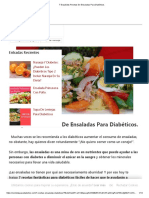 7 Exquisitas Recetas de Ensaladas para Diabéticos - PDF