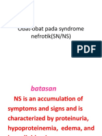 Obat-Obat Pada Syndrome Nefrotik (SN/NS)
