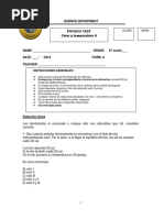 Prueba Fisica Termodinamica Repaso PSU