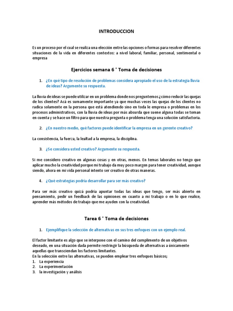 Estrategias Efectivas en Toma de Decisiones | PDF | Toma de decisiones ...