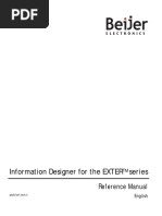 Information Designer For The EXTER Series: Reference Manual